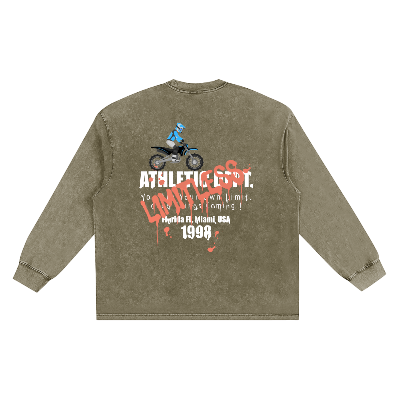 Limited limitless Moto Frayed Edge T-Shirt
