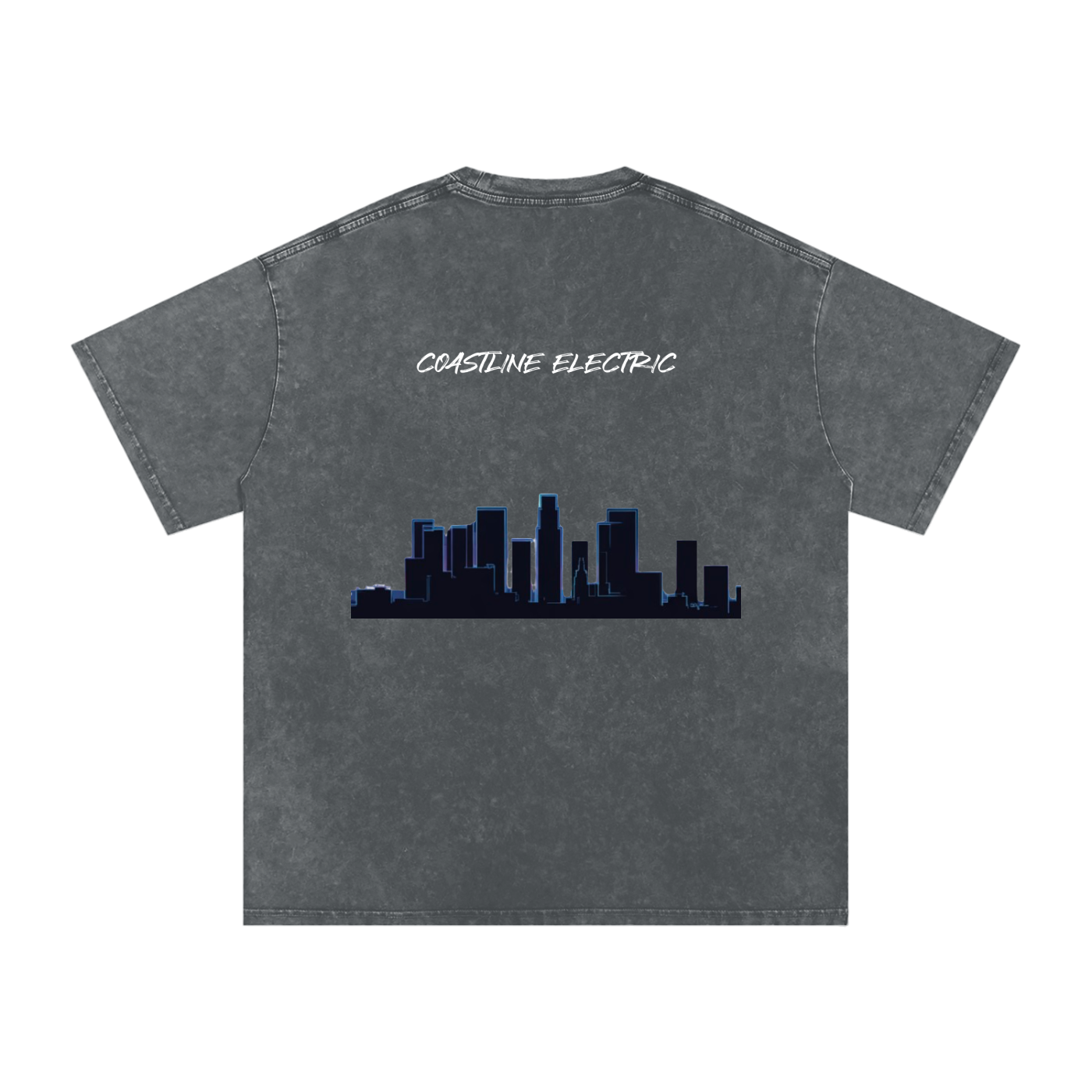 Coastline Electric base Oversized Cotton T-Shirt