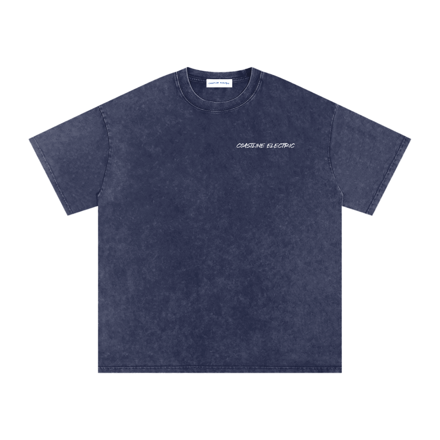 Coastline Electric base Oversized Cotton T-Shirt