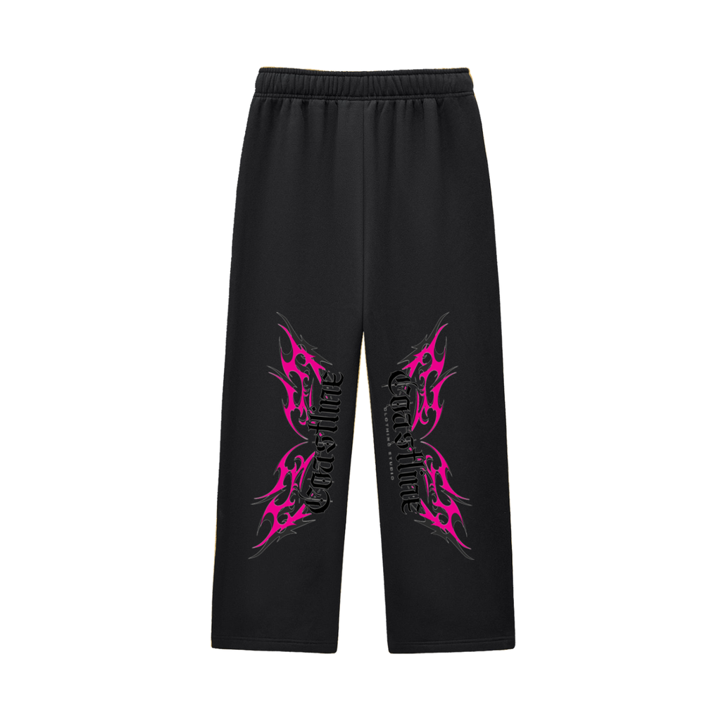 Contrast-Stitched Fleece Sweatpants