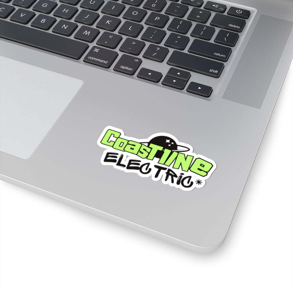 Coastline Electric Sticker | Green planet Graffiti