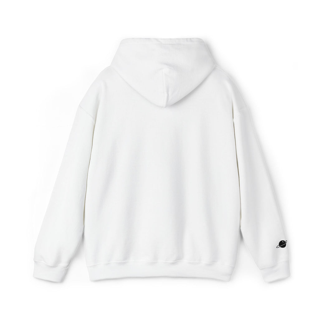 Classic White Hoodie with Small Yellow 'Slammin'' Logo
