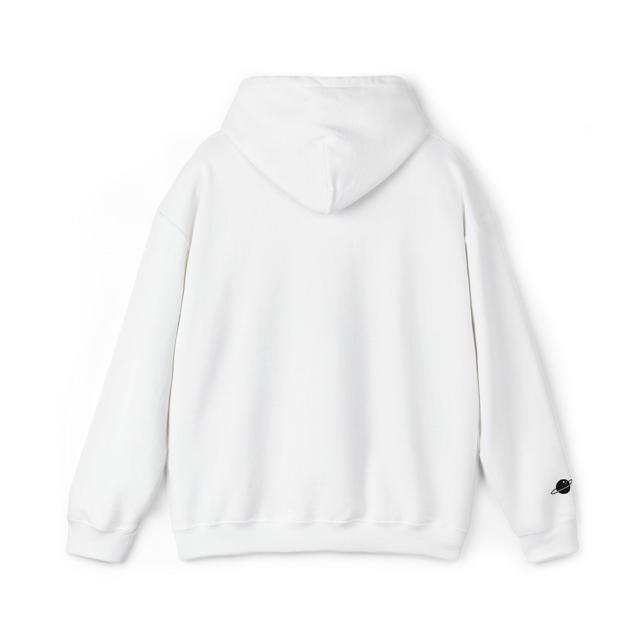 Classic White Hoodie with Small Yellow 'Slammin'' Logo