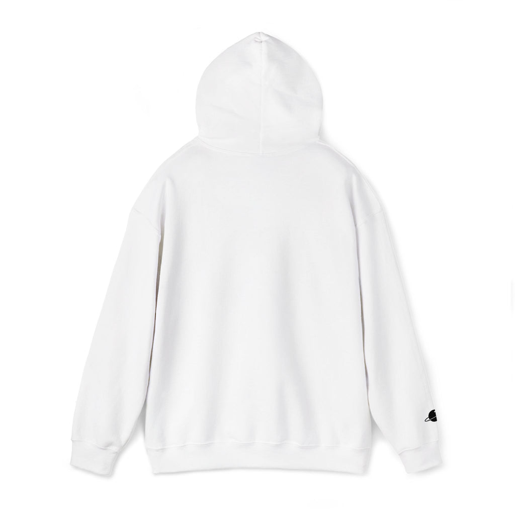 Classic White Hoodie with Small Yellow 'Slammin'' Logo