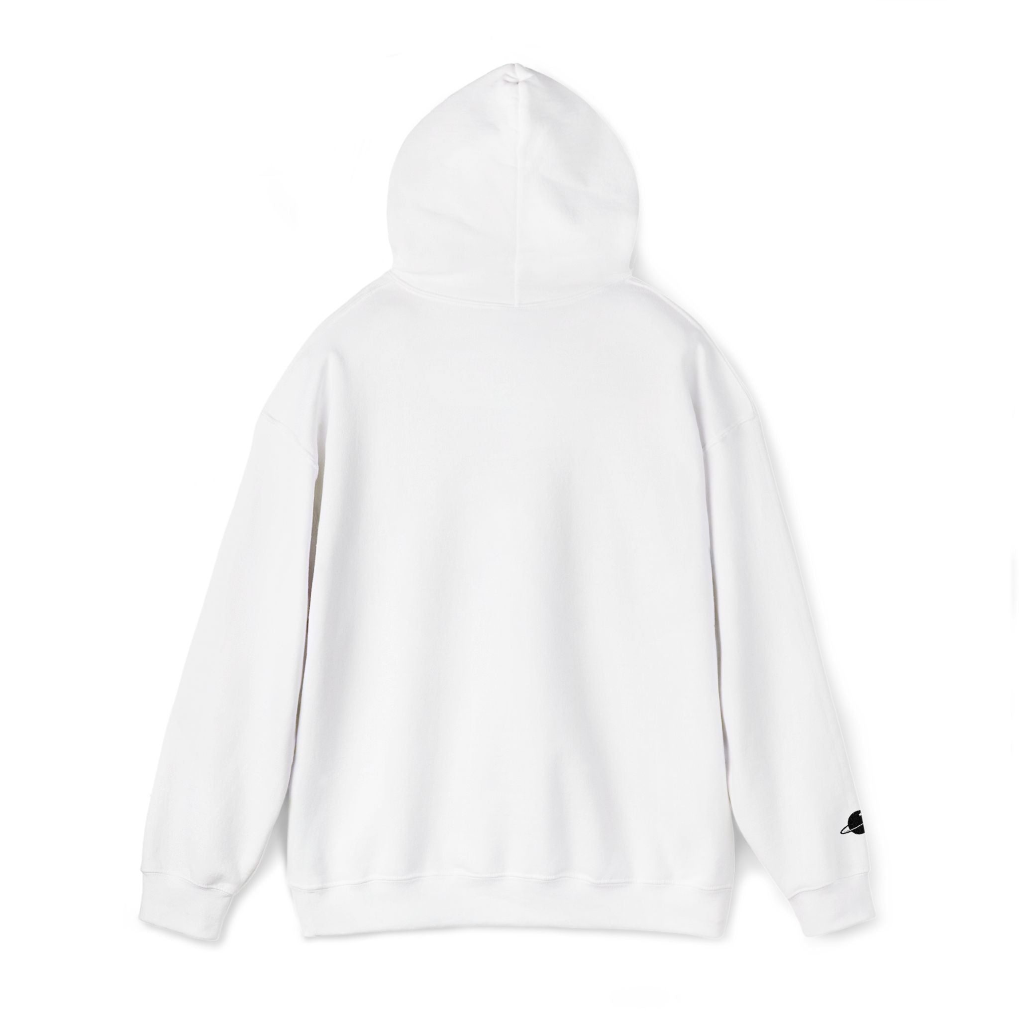 Classic White Hoodie with Small Yellow 'Slammin'' Logo