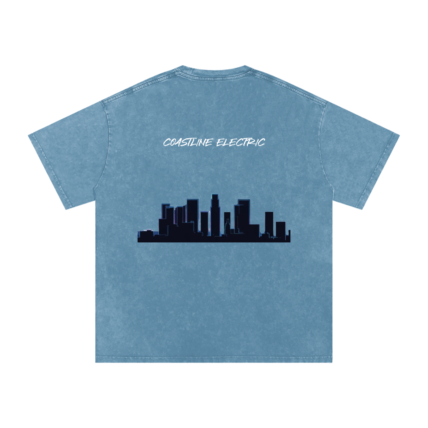 Coastline Electric base Oversized Cotton T-Shirt