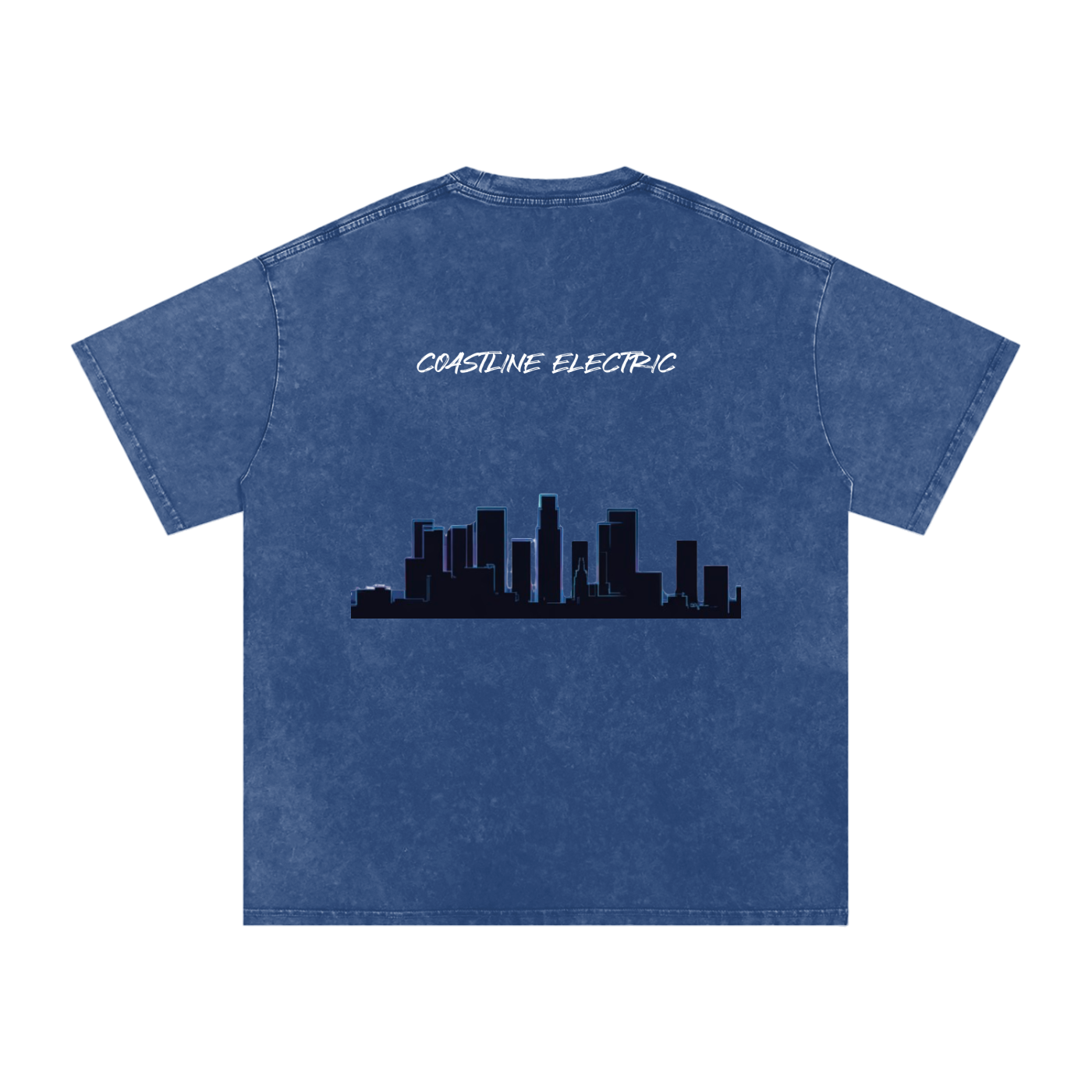 Coastline Electric base Oversized Cotton T-Shirt