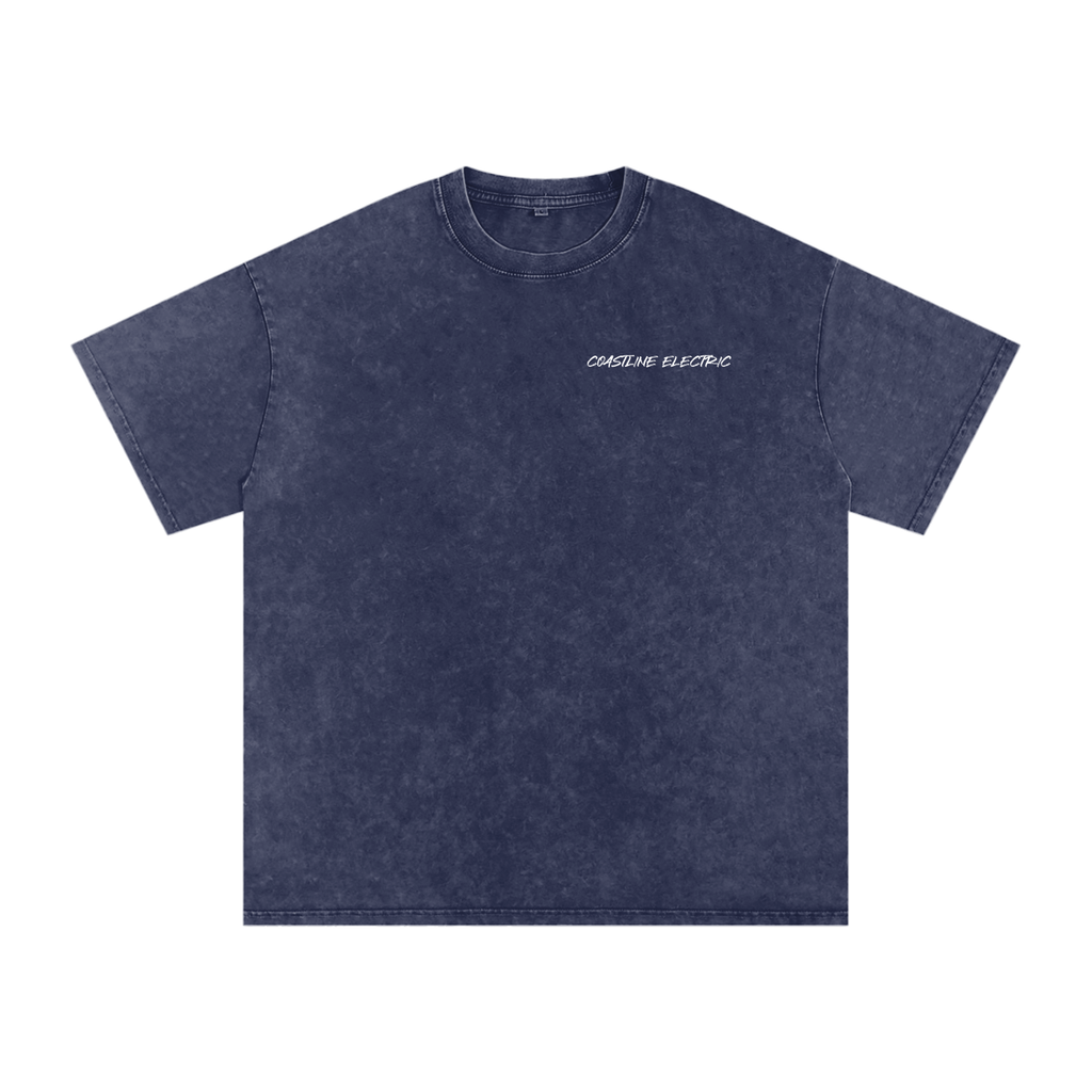 Coastline Electric base Oversized Cotton T-Shirt