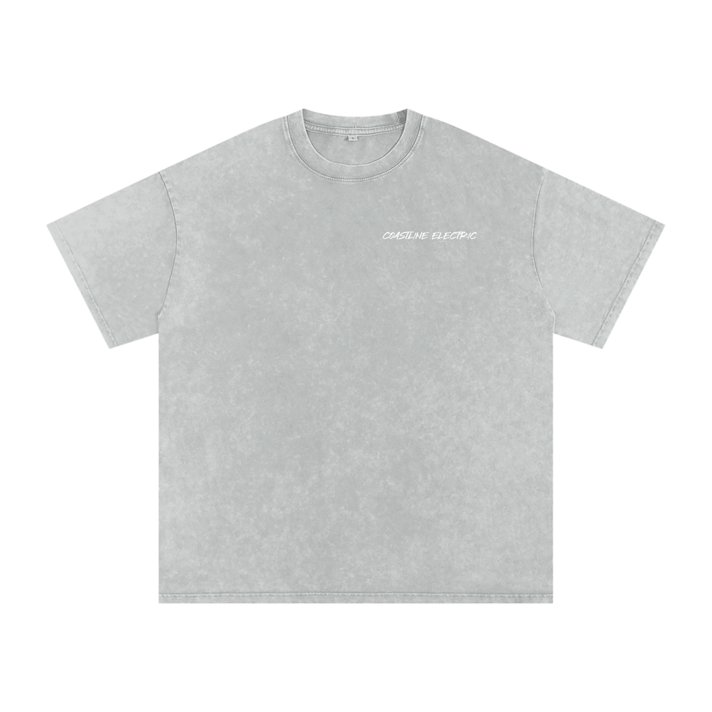 Coastline Electric base Oversized Cotton T-Shirt
