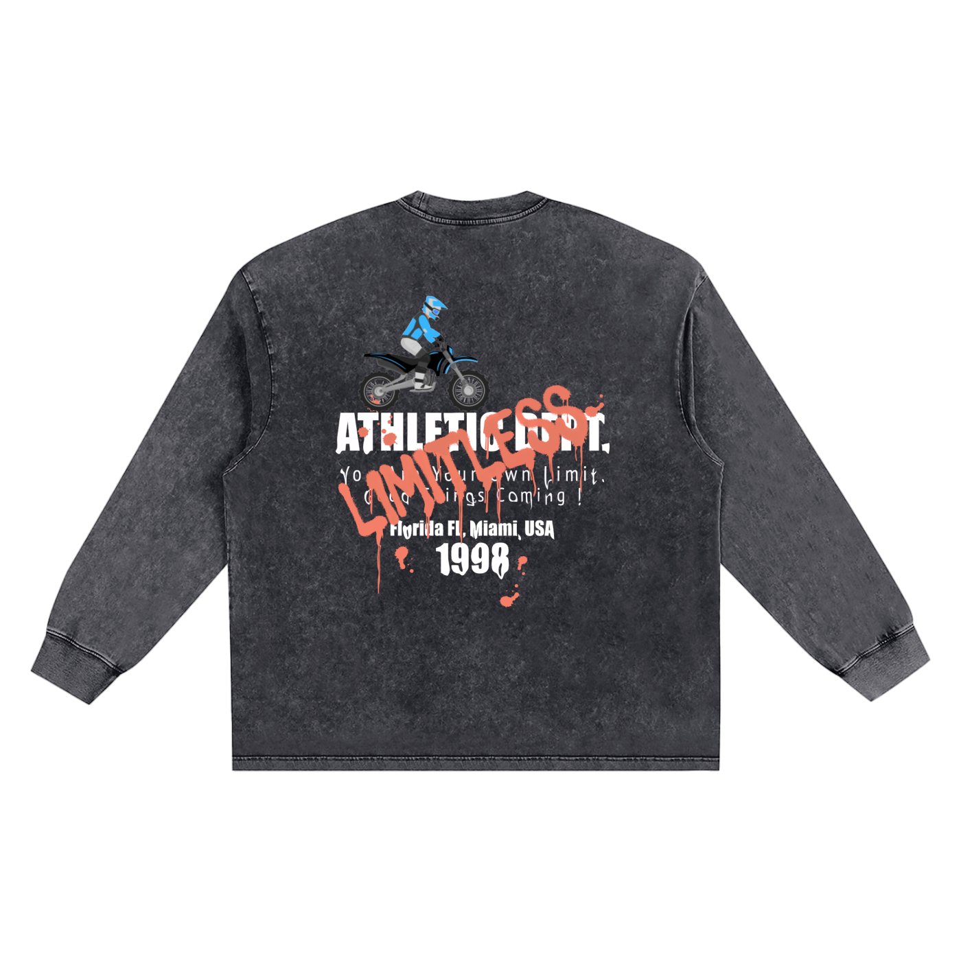Limited limitless Moto Frayed Edge T-Shirt