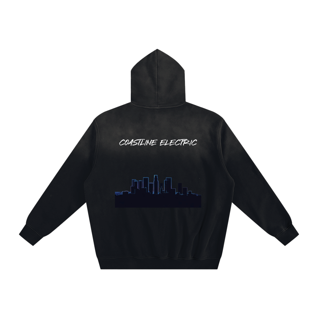 Coastline Electric base Sunfade Fleeced Hoodie