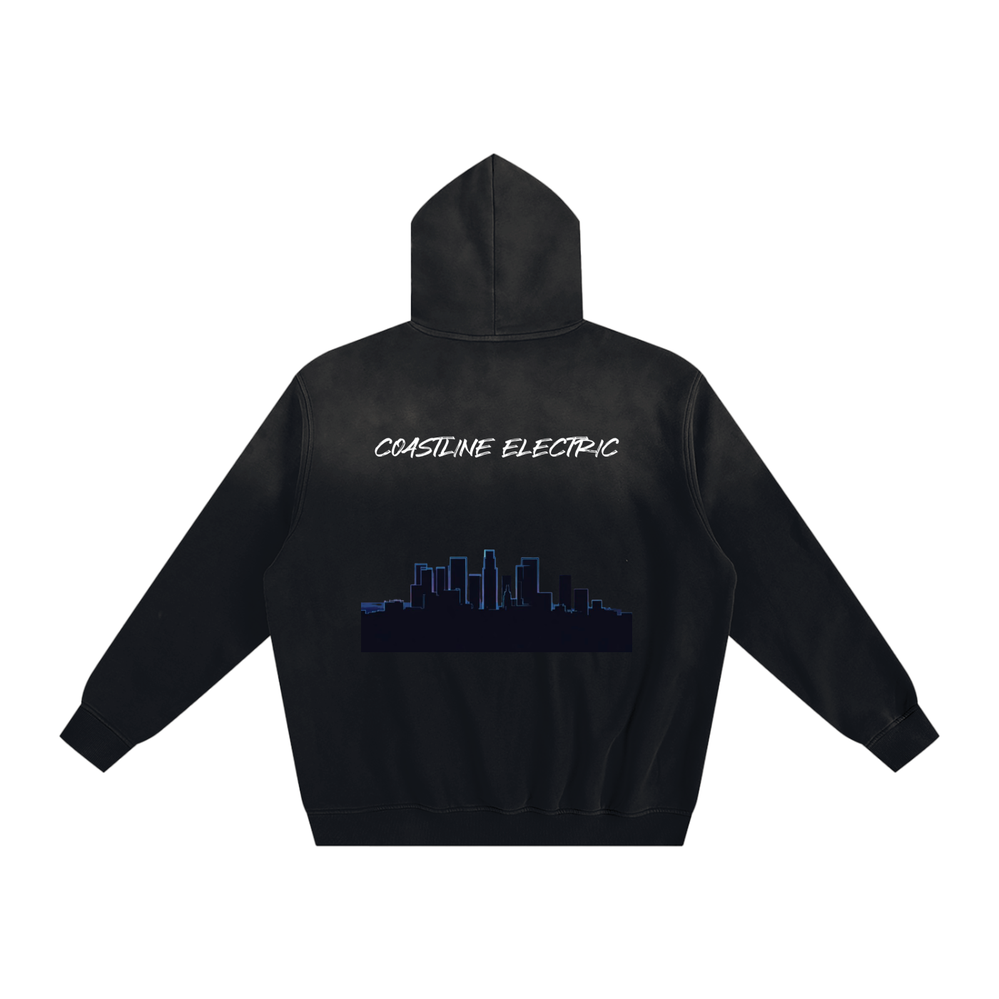 Coastline Electric base Sunfade Fleeced Hoodie