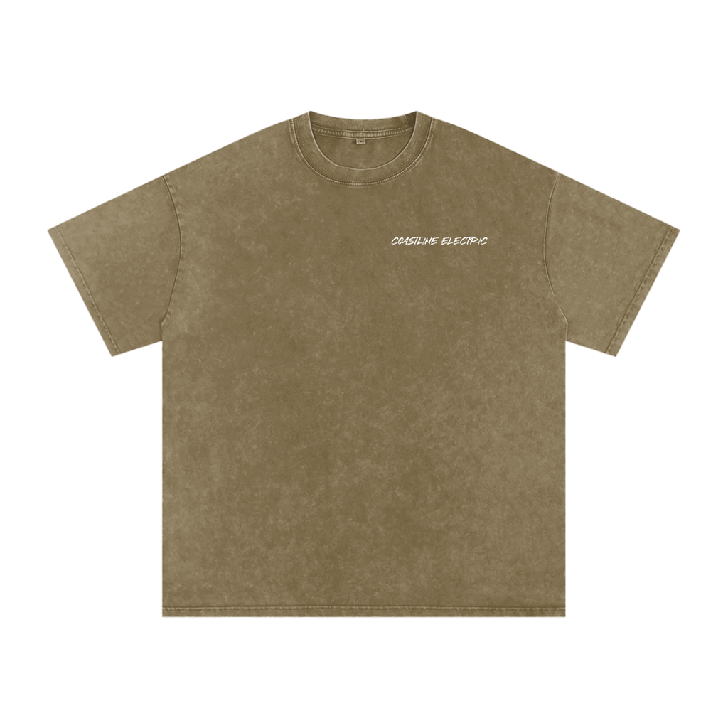 Coastline Electric base Oversized Cotton T-Shirt