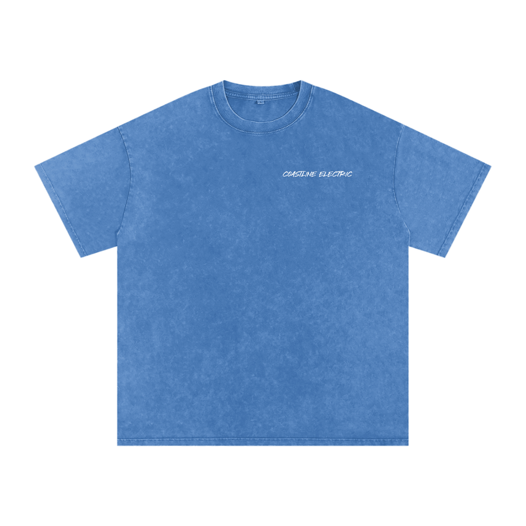 Coastline Electric base Oversized Cotton T-Shirt