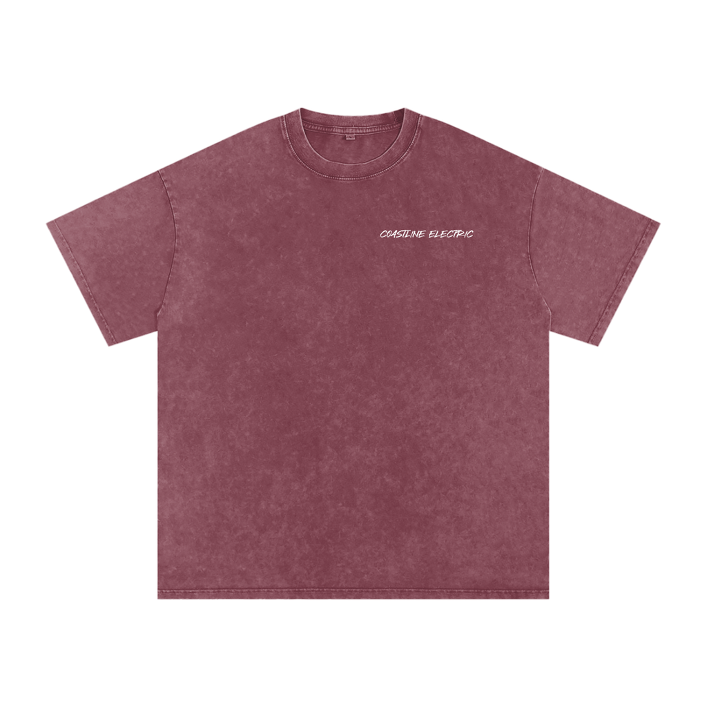 Coastline Electric base Oversized Cotton T-Shirt