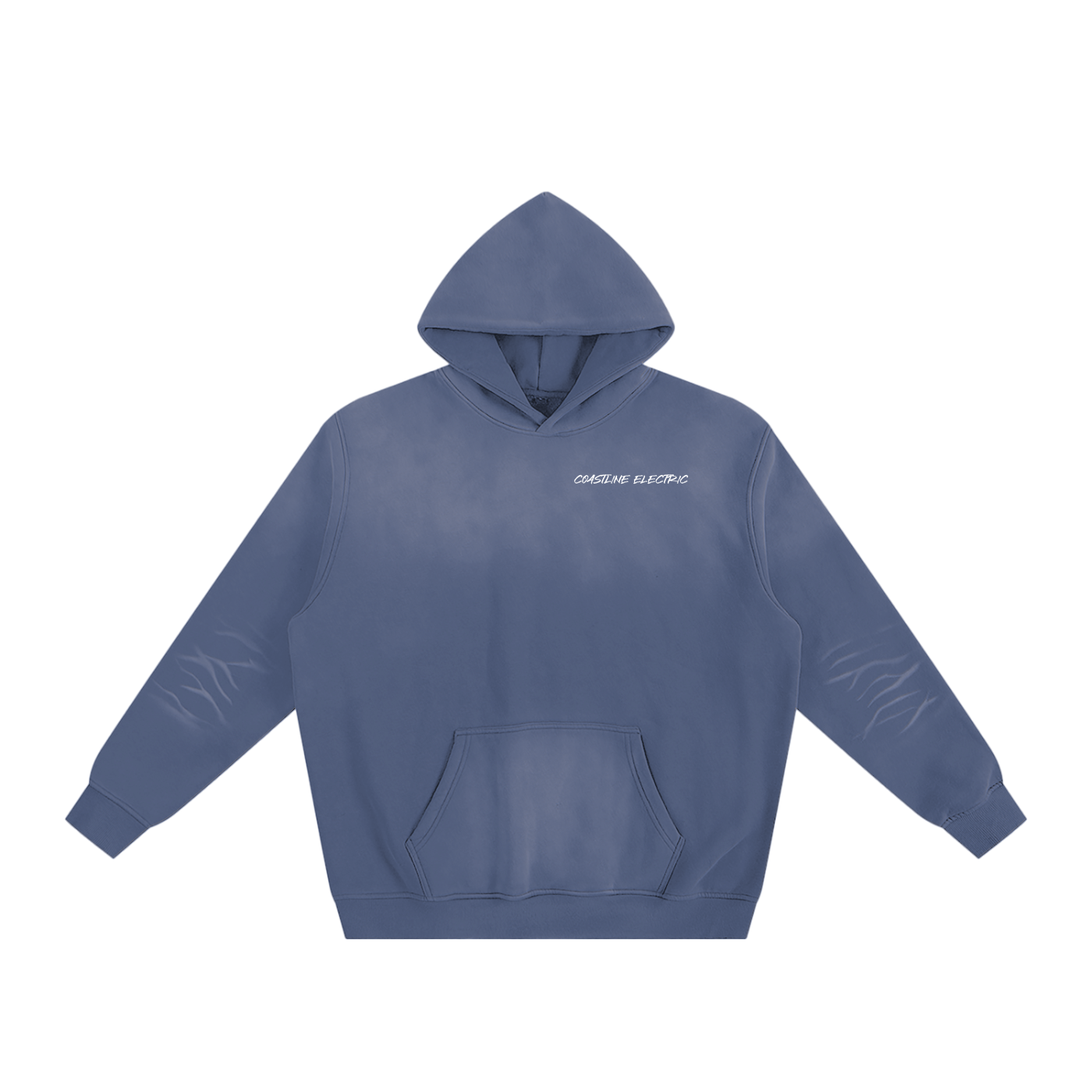 Coastline Electric base Sunfade Fleeced Hoodie