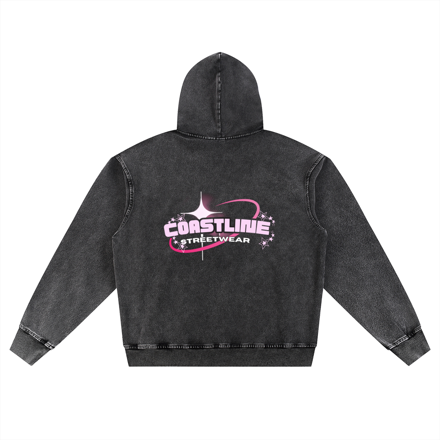 Snow Wash Oversized Hoodie