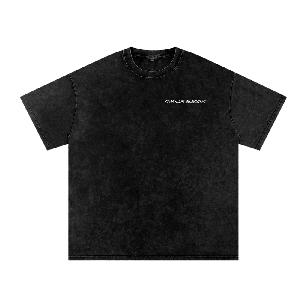 Coastline Electric base Oversized Cotton T-Shirt