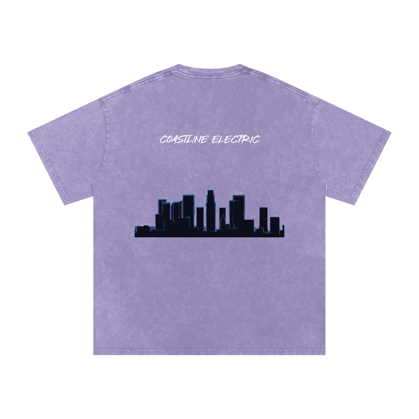 Coastline Electric base Oversized Cotton T-Shirt