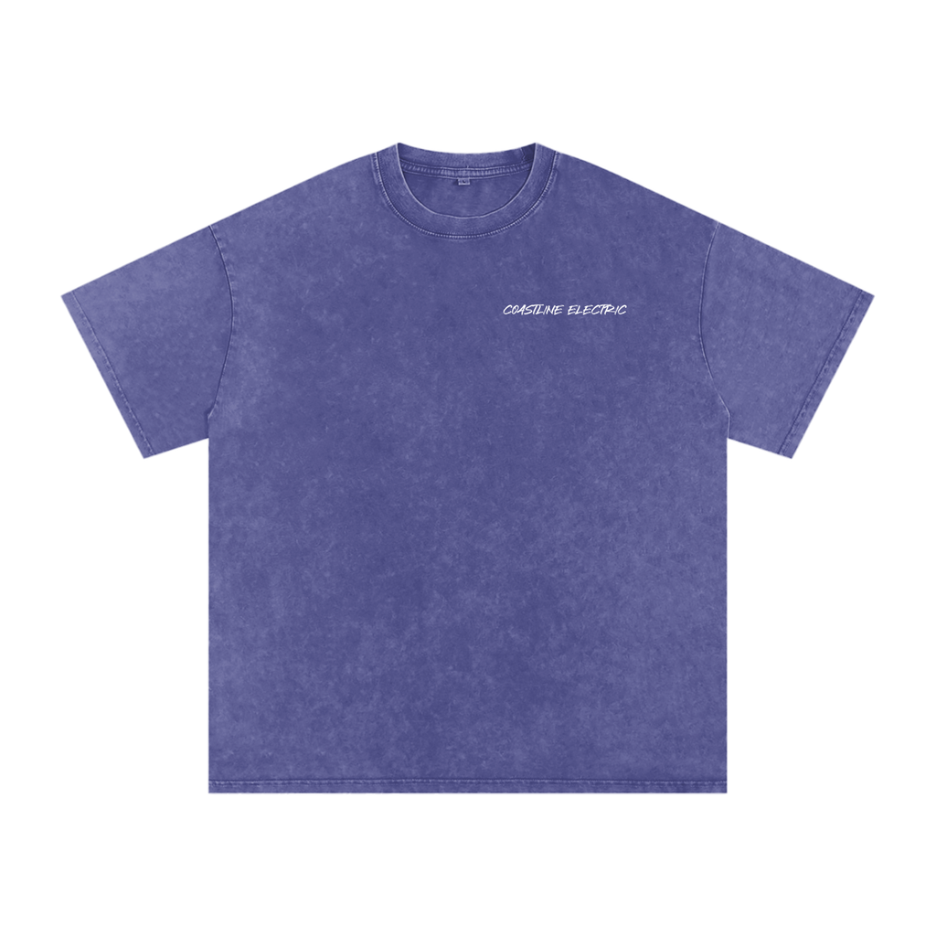 Coastline Electric base Oversized Cotton T-Shirt