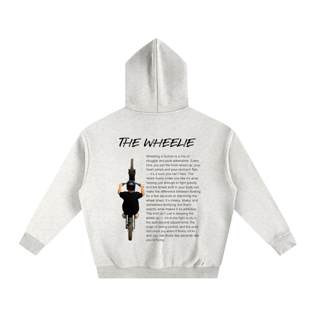 The wheelie Fleeced Hoodie