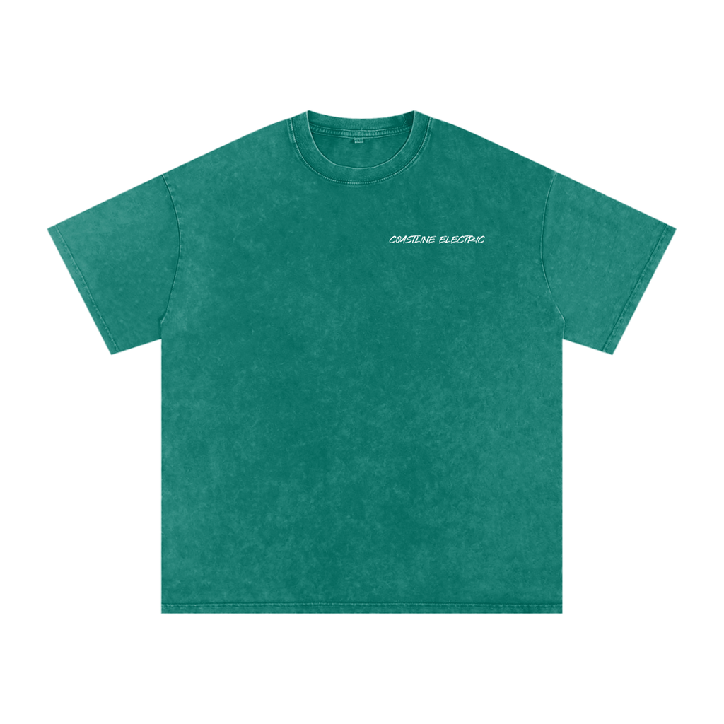 Coastline Electric base Oversized Cotton T-Shirt