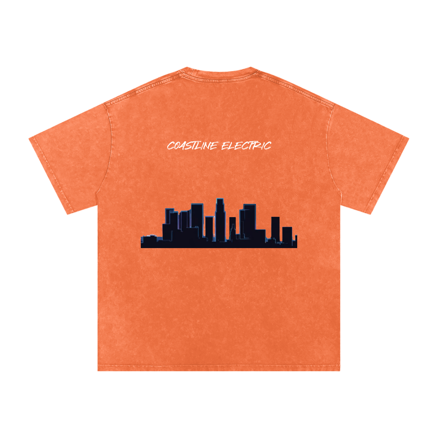 Coastline Electric base Oversized Cotton T-Shirt