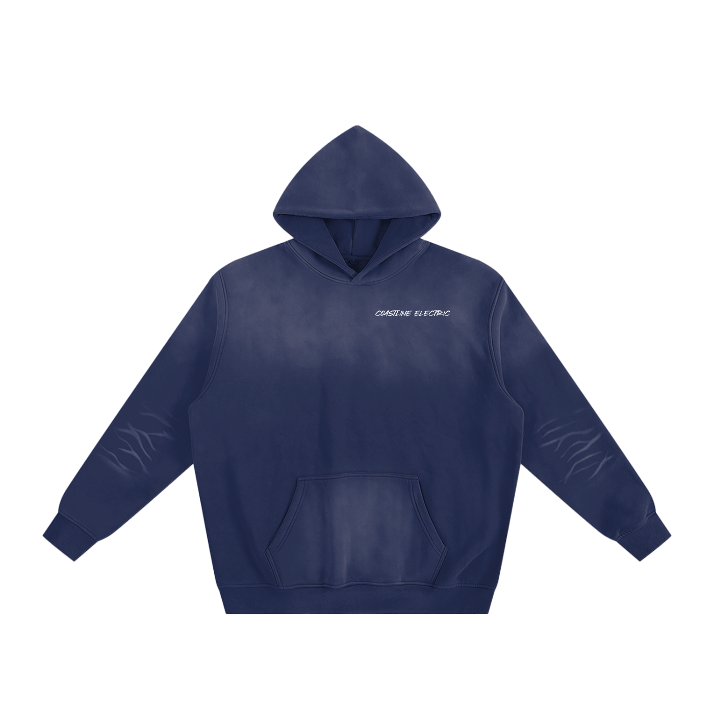 Coastline Electric base Sunfade Fleeced Hoodie