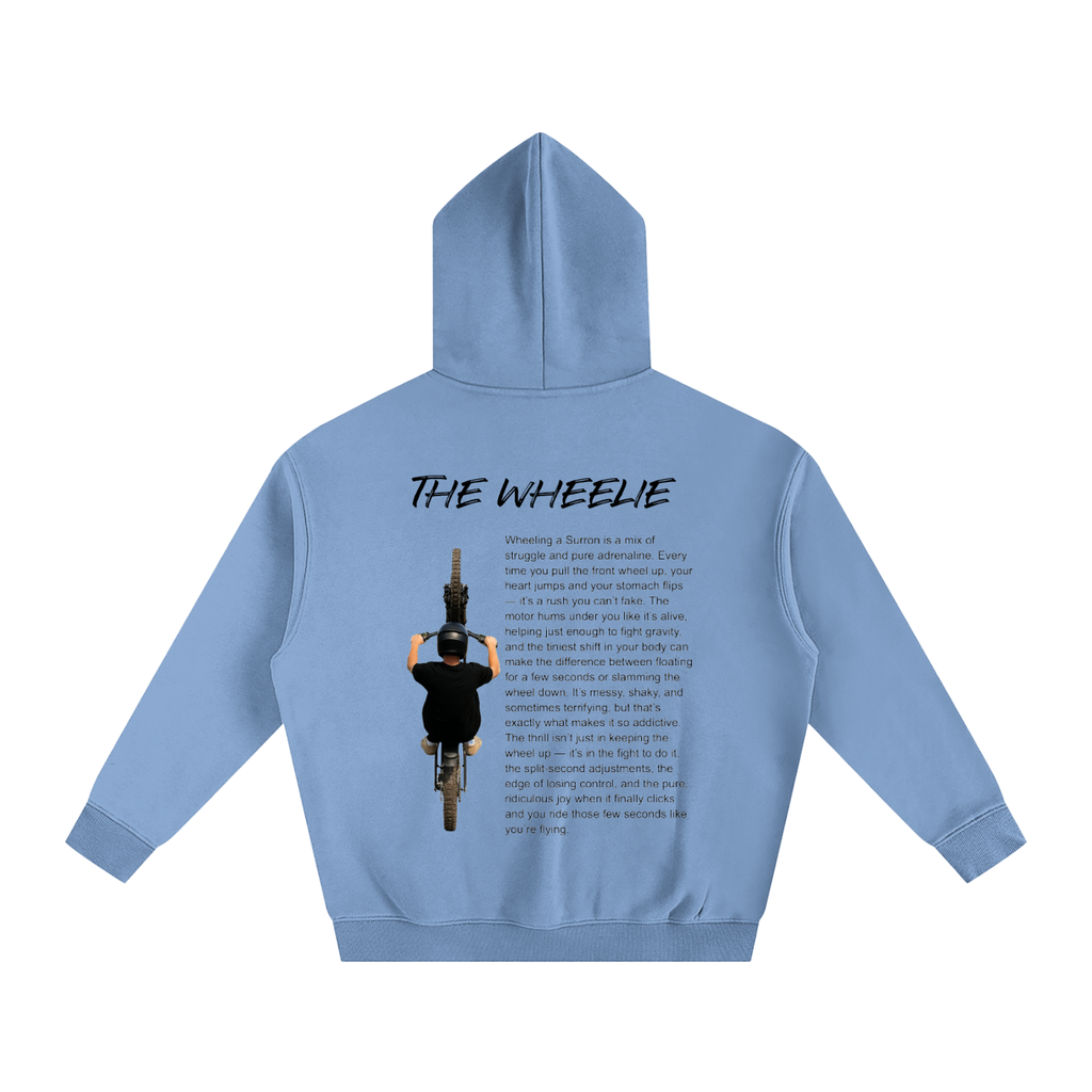 The wheelie Fleeced Hoodie