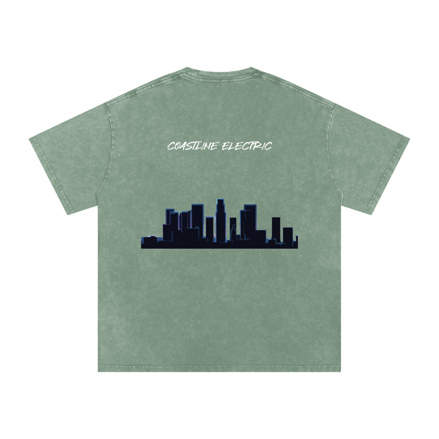 Coastline Electric base Oversized Cotton T-Shirt