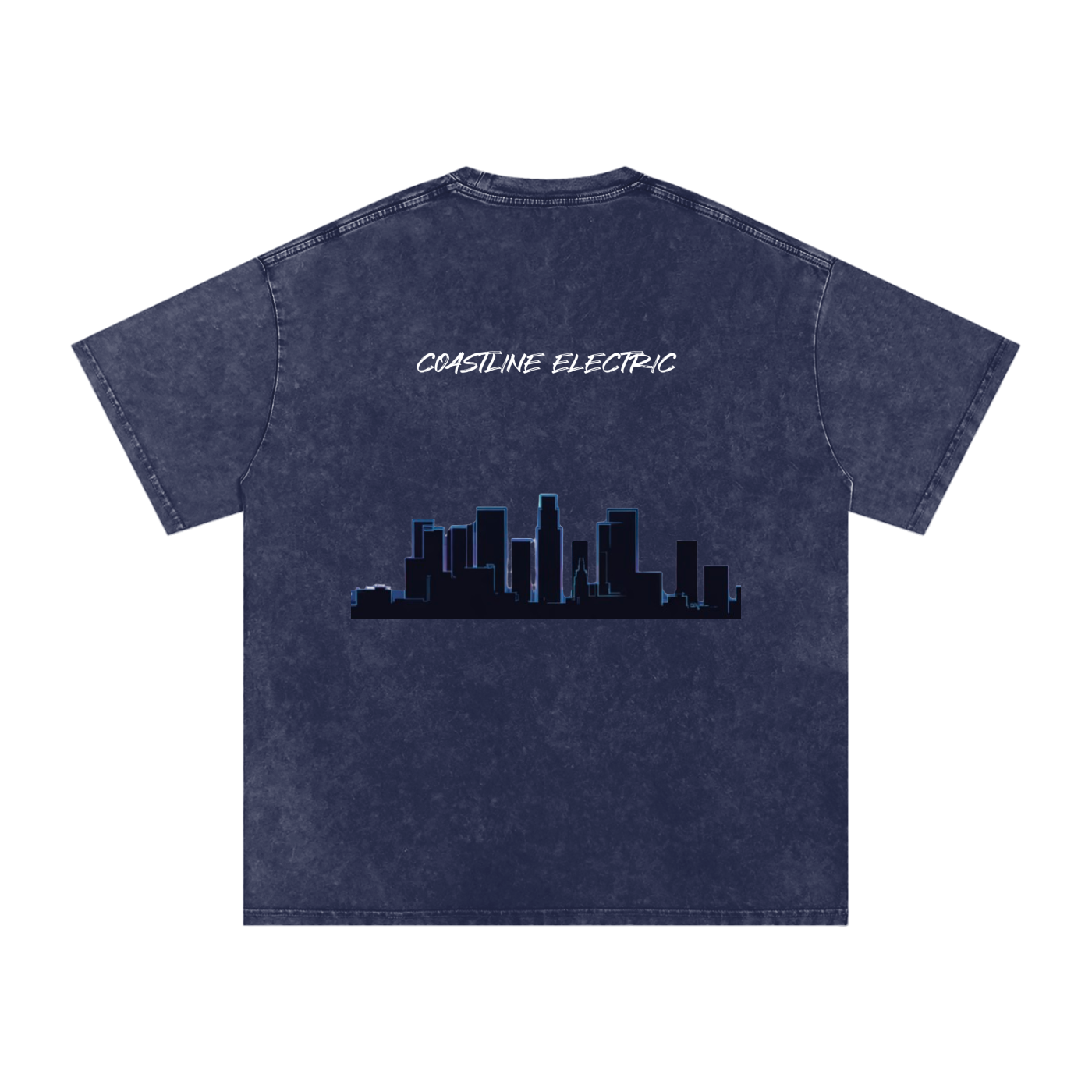 Coastline Electric base Oversized Cotton T-Shirt