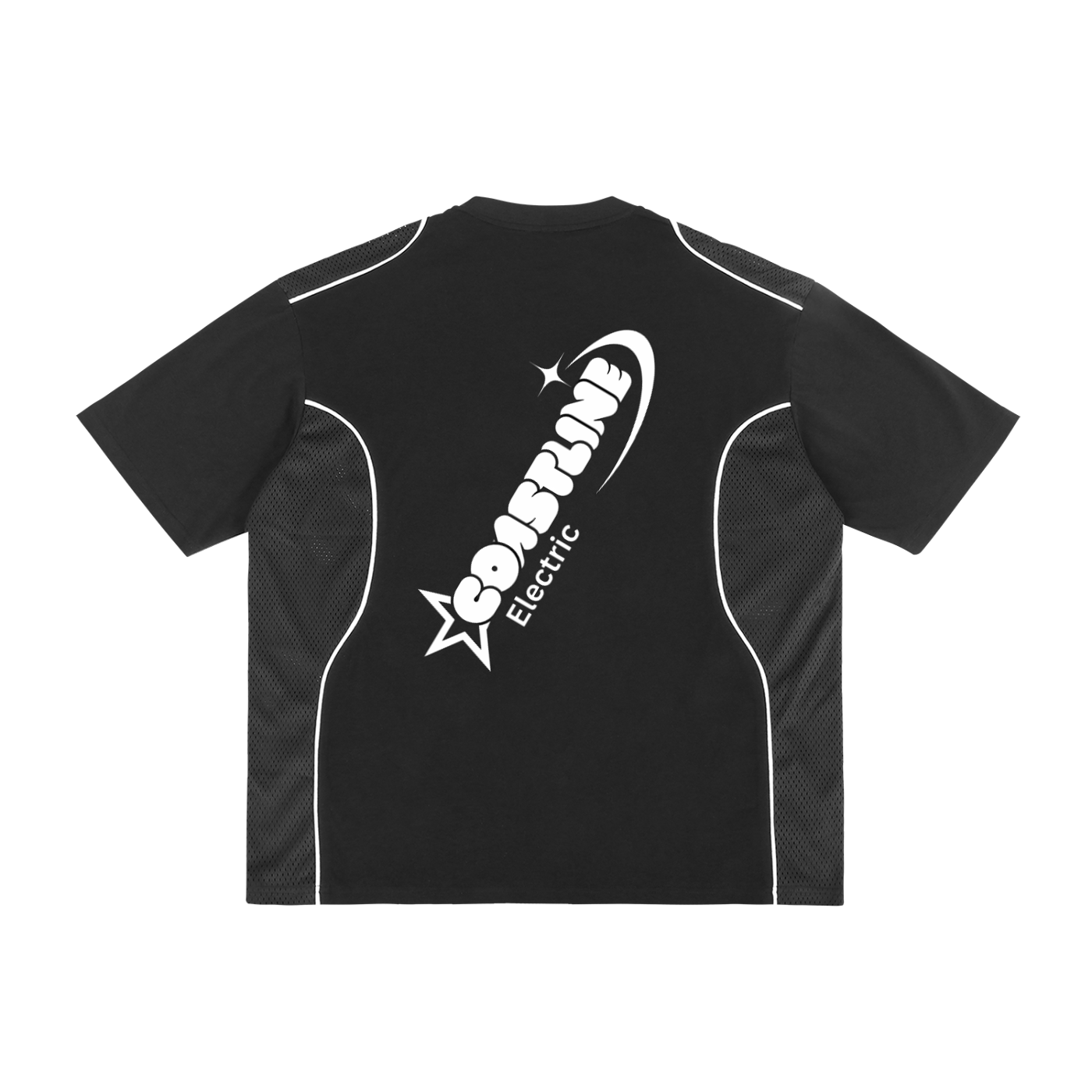 Contrast Piped Panel T-Shirt