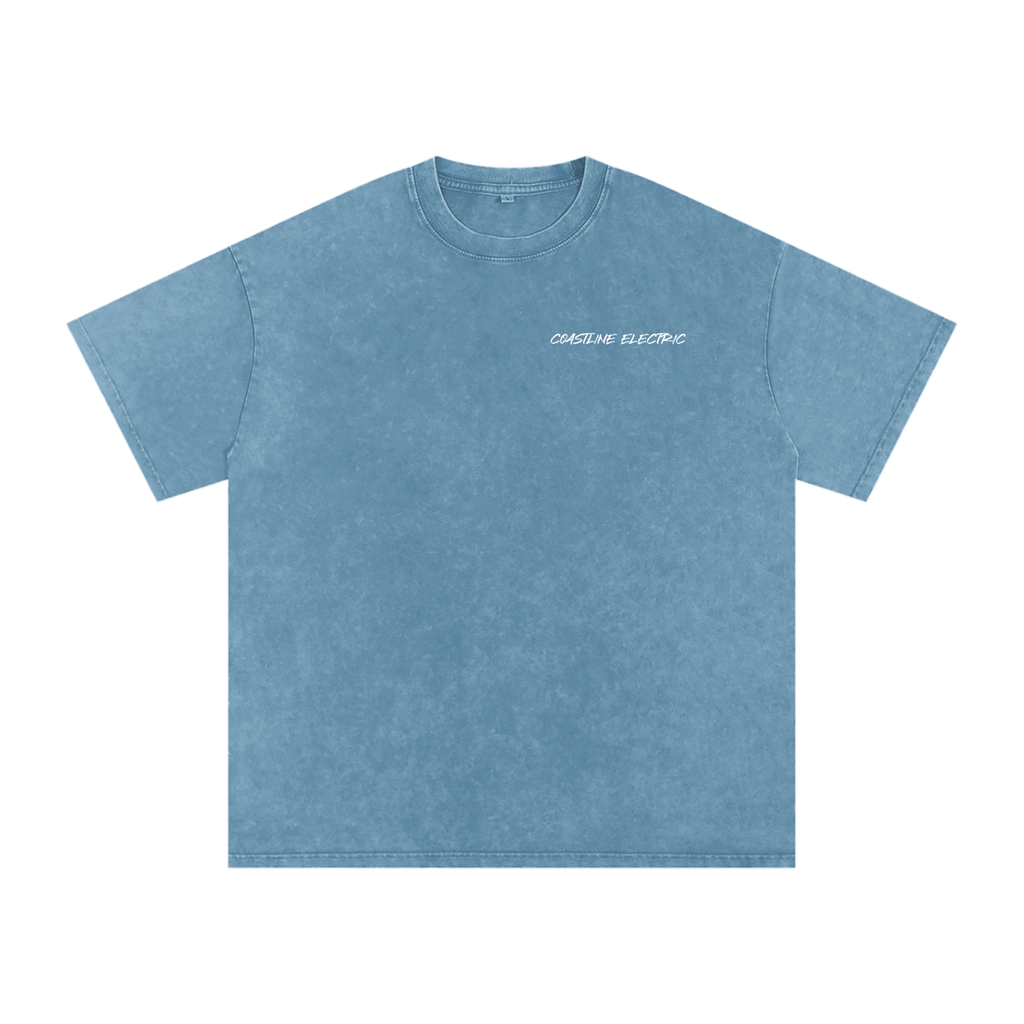 Coastline Electric base Oversized Cotton T-Shirt