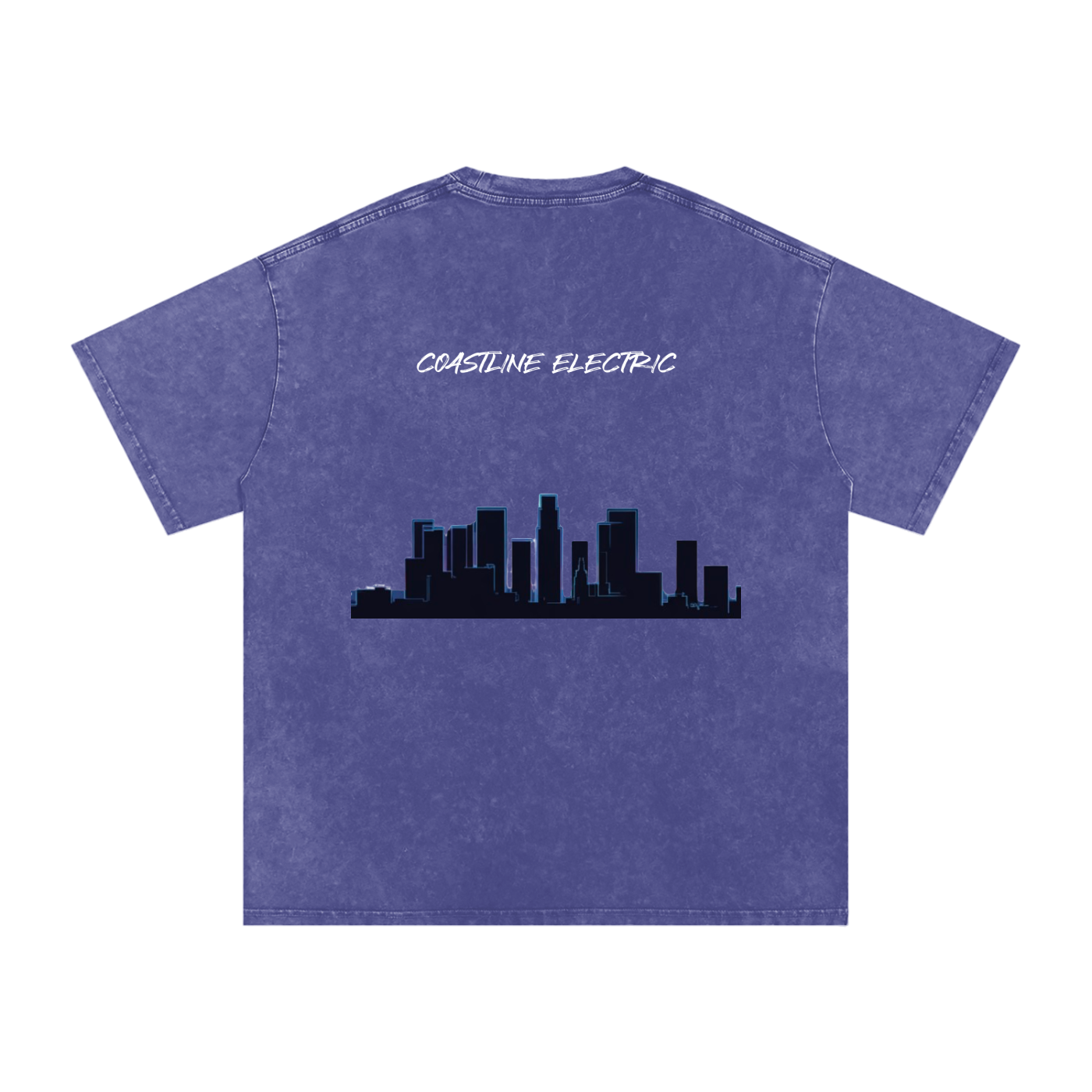 Coastline Electric base Oversized Cotton T-Shirt