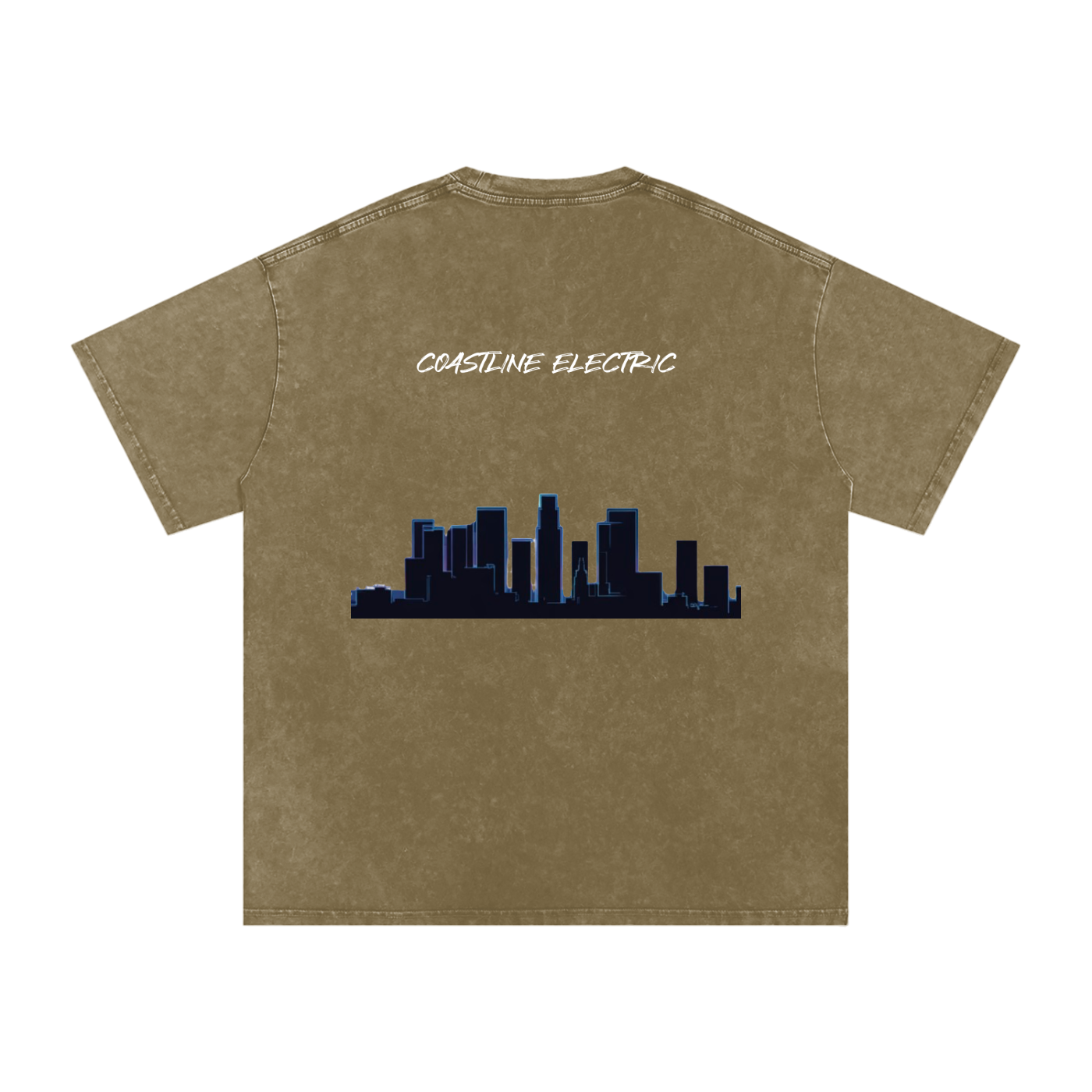Coastline Electric base Oversized Cotton T-Shirt