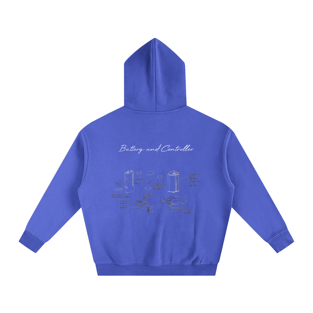 Battery and Controller Diagram Hoodie