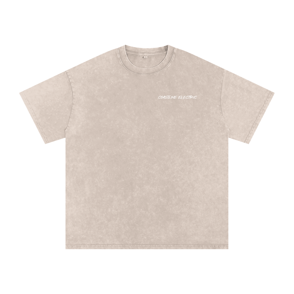 Coastline Electric base Oversized Cotton T-Shirt