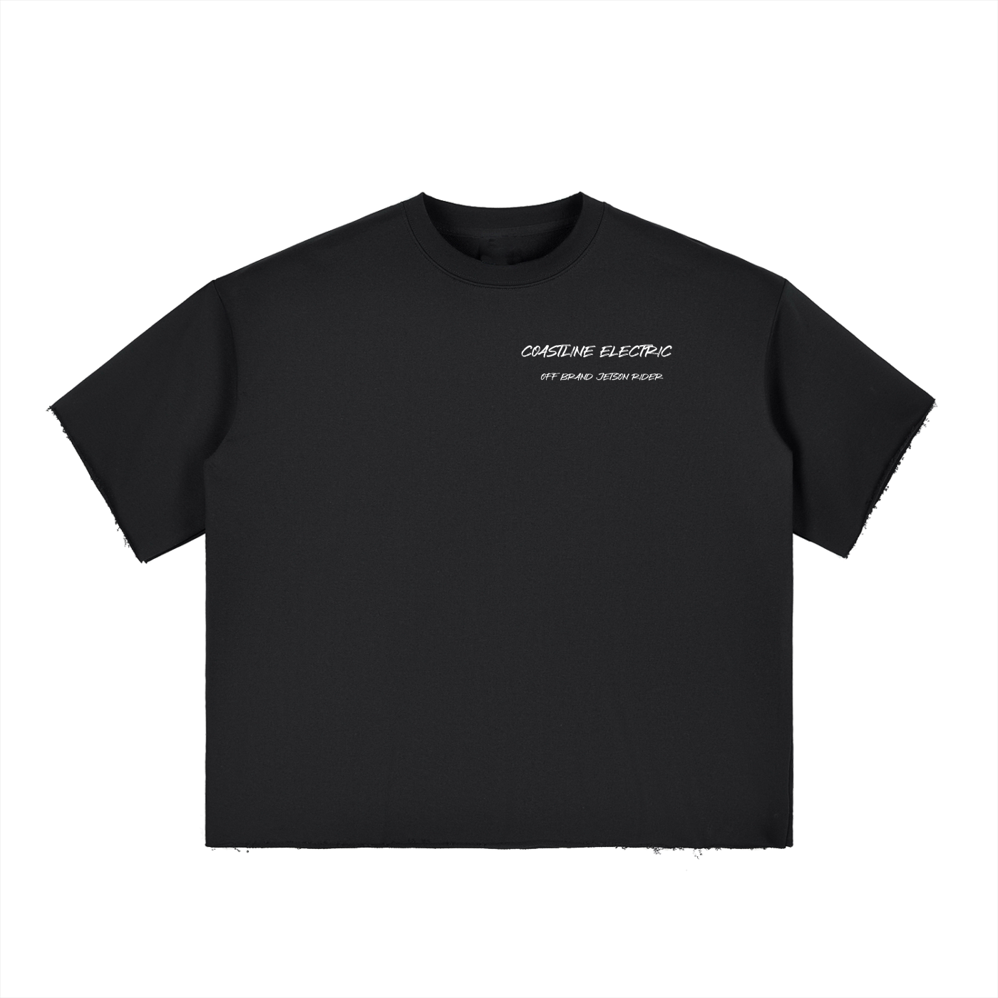 Off Brand Jetson Boxy Raw-Edge T-Shirt