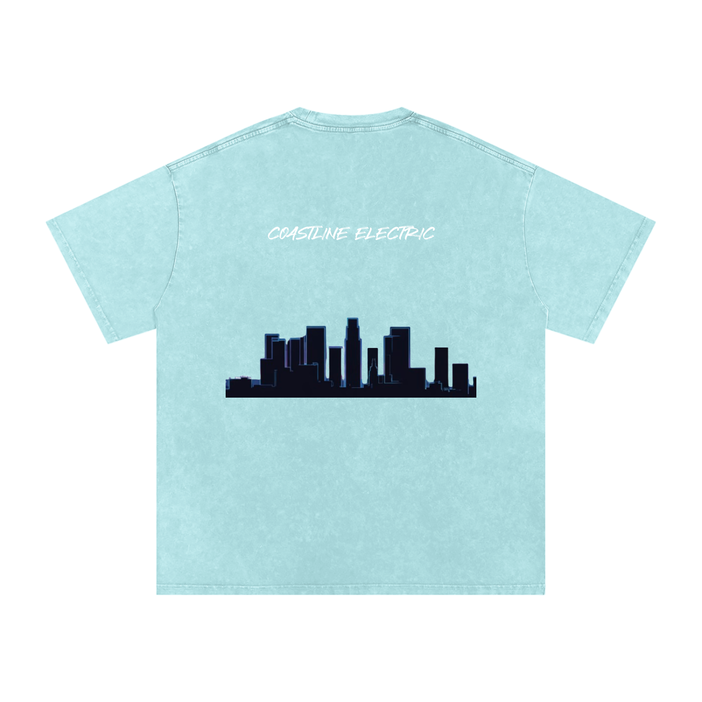 Coastline Electric base Oversized Cotton T-Shirt