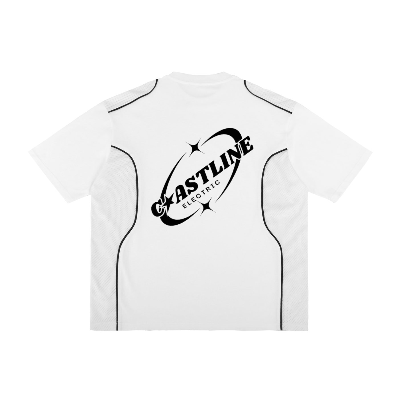 Contrast Piped Panel T-Shirt