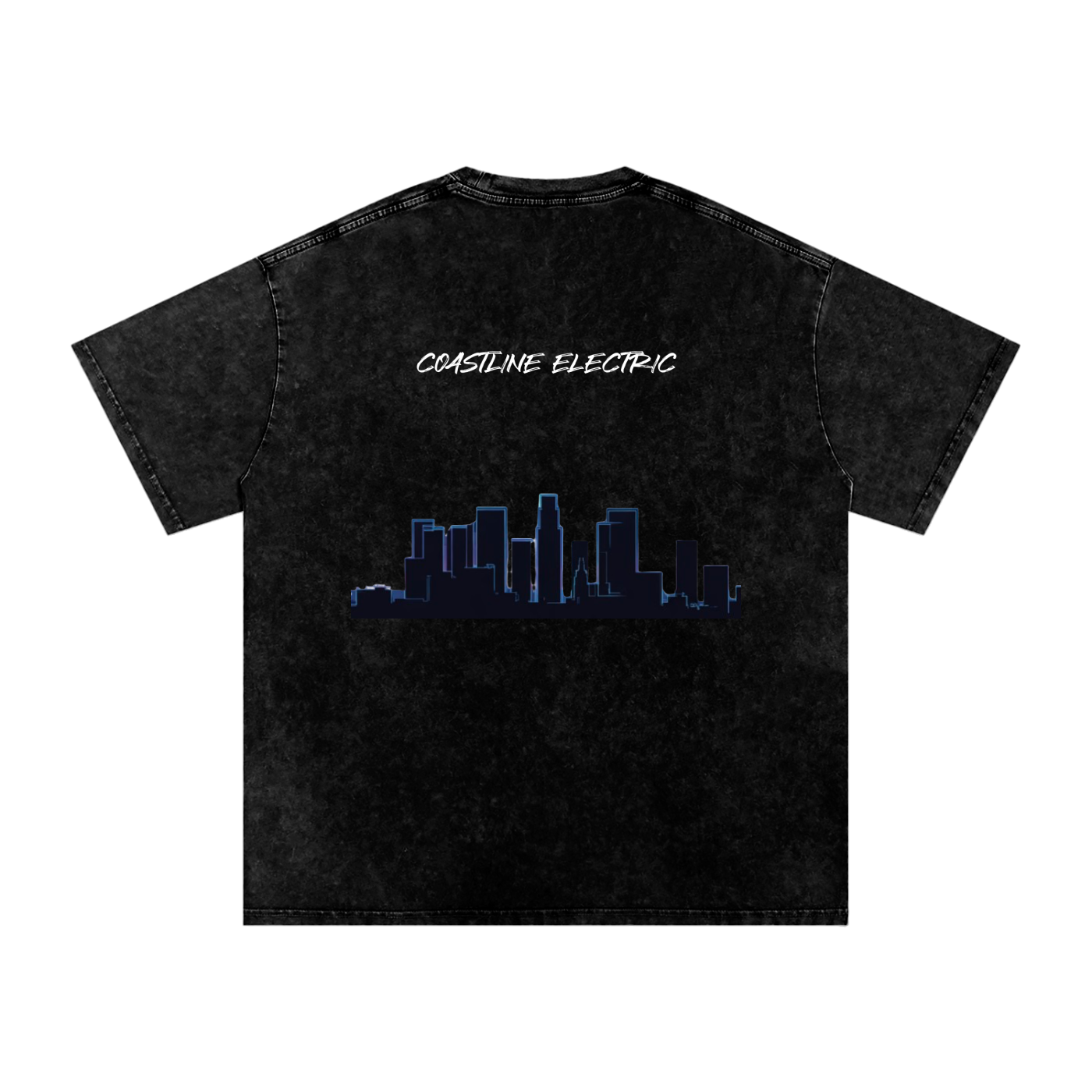 Coastline Electric base Oversized Cotton T-Shirt