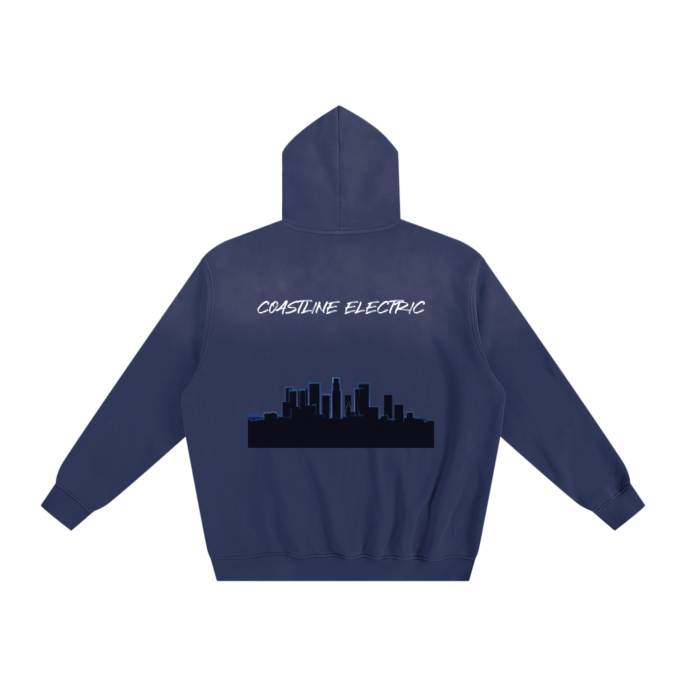 Coastline Electric base Sunfade Fleeced Hoodie