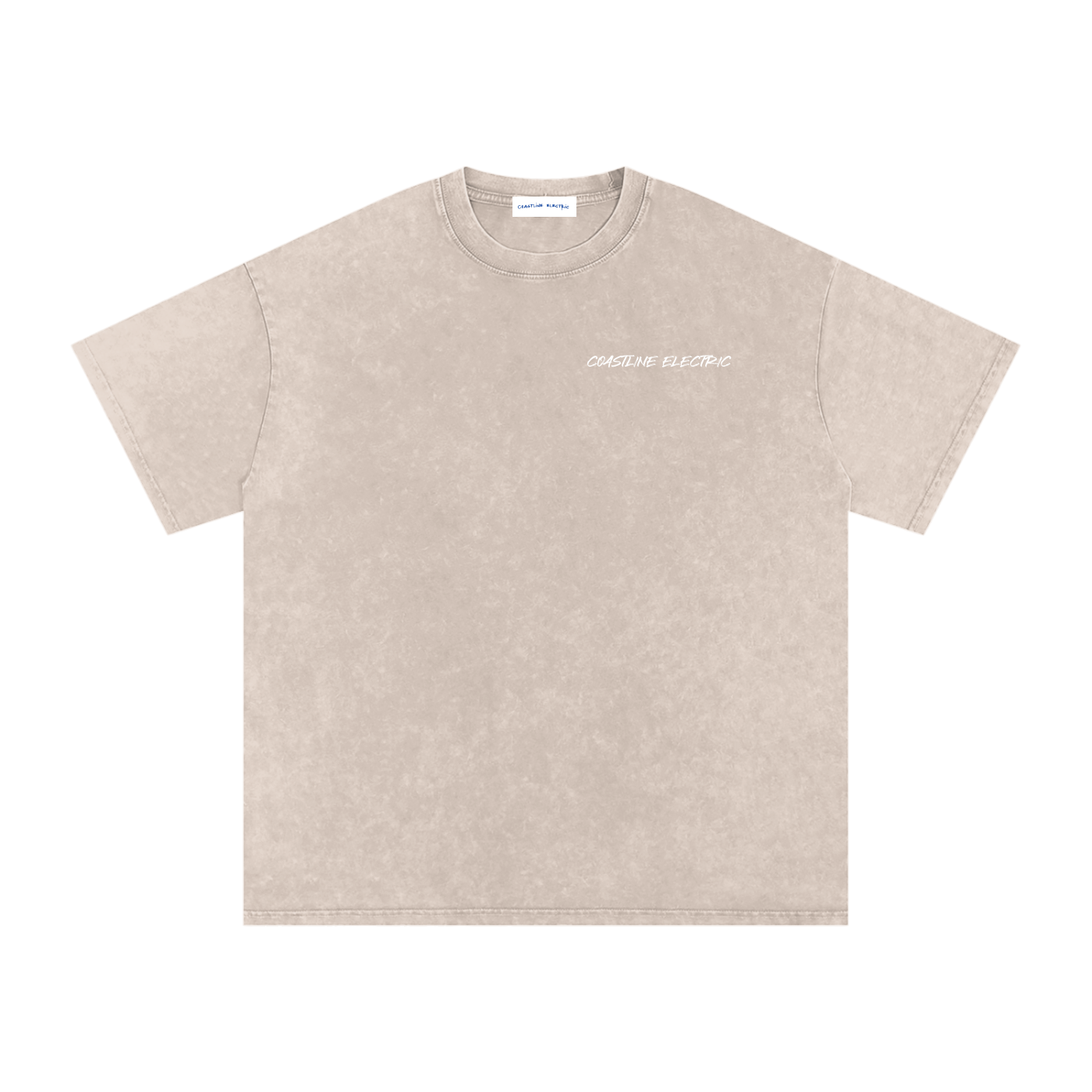 Coastline Electric base Oversized Cotton T-Shirt
