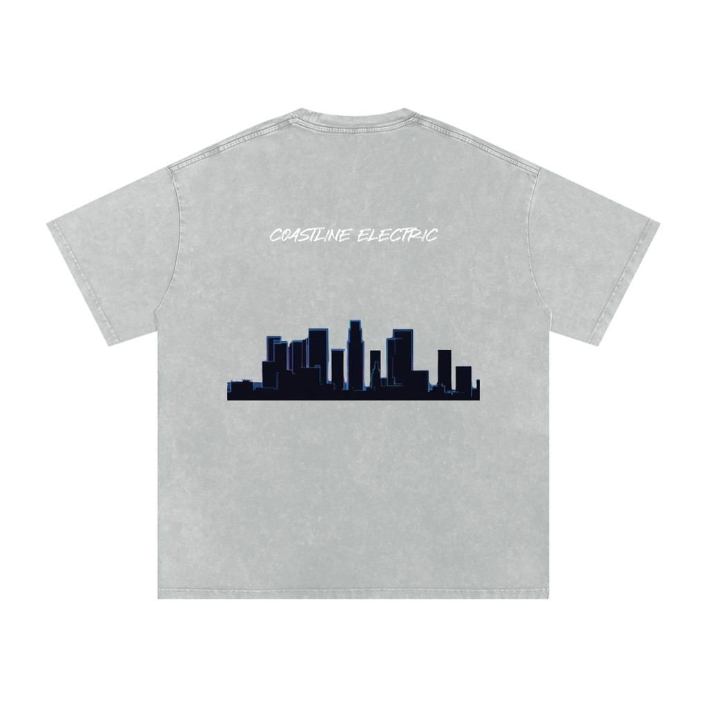 Coastline Electric base Oversized Cotton T-Shirt