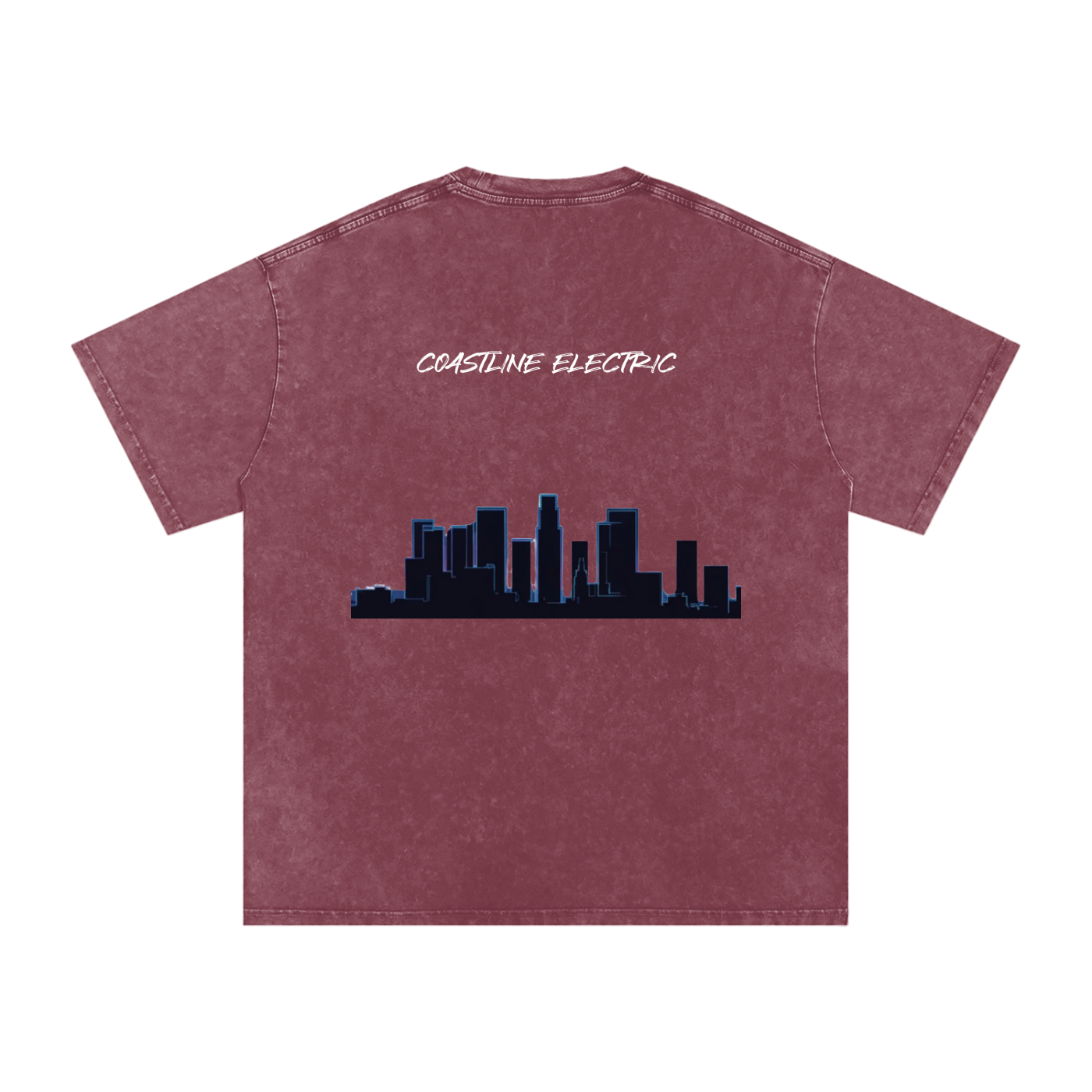 Coastline Electric base Oversized Cotton T-Shirt