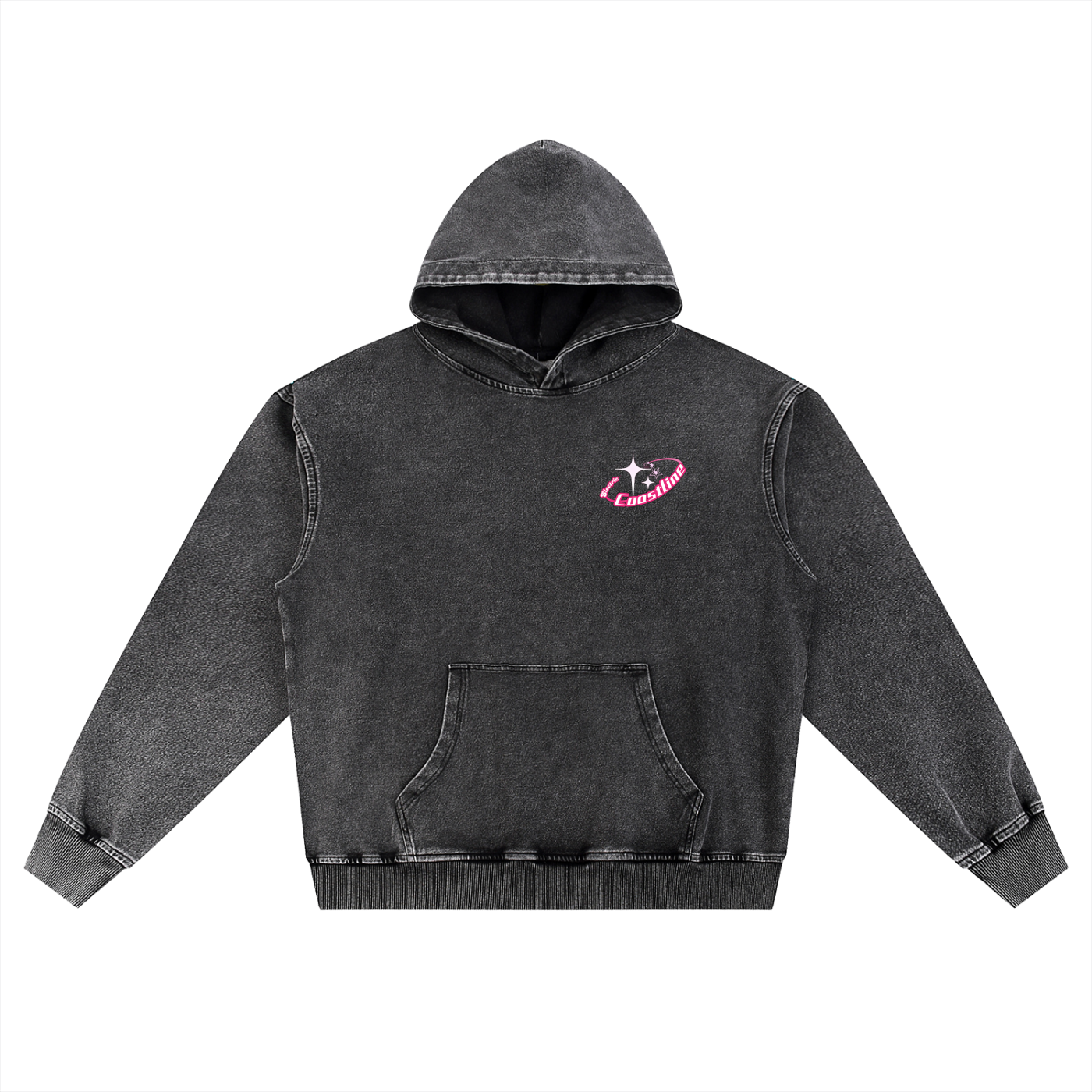 Snow Wash Oversized Hoodie