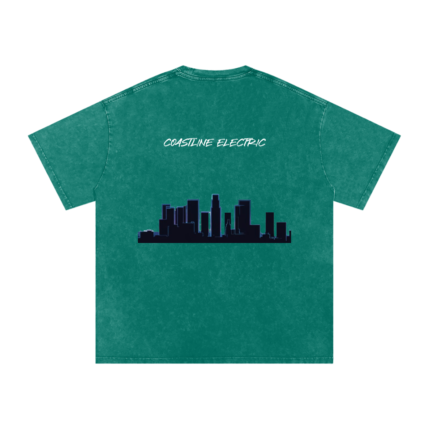 Coastline Electric base Oversized Cotton T-Shirt