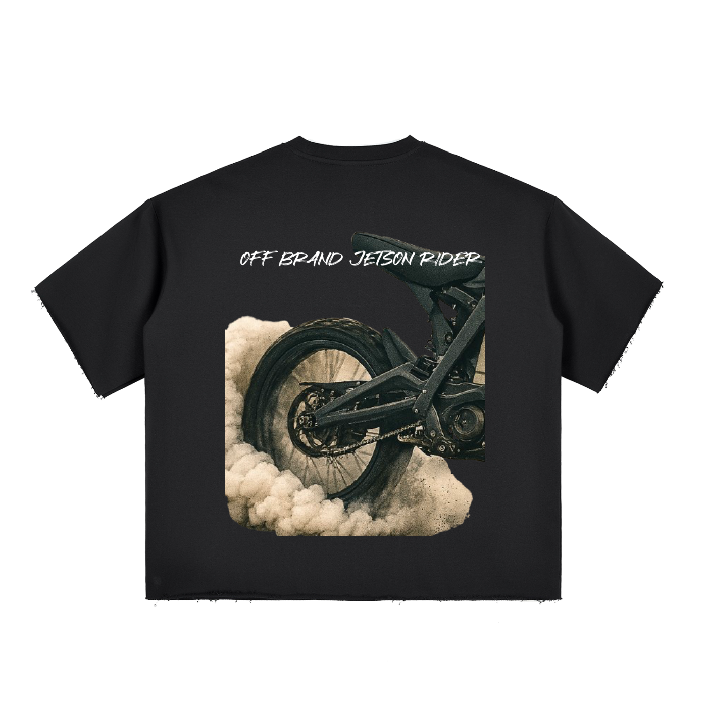 Off Brand Jetson Boxy Raw-Edge T-Shirt